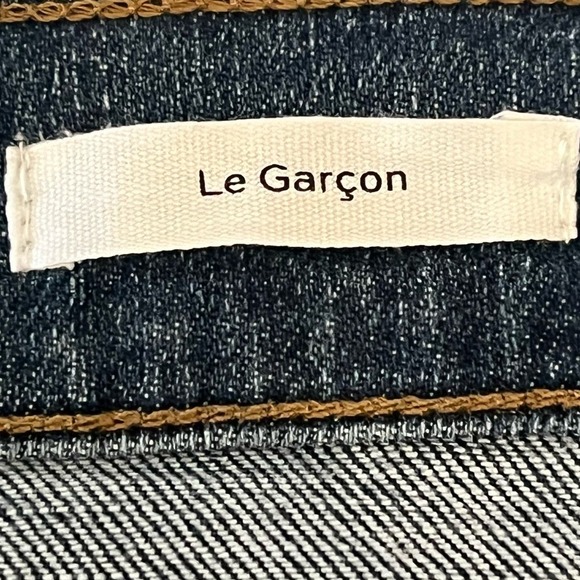 FRAME LE GARCON MID-RISE STRAIGHT-LEG ANKLE JEANS IN KINMOUNT NWT‎ WOMEN'S 32 - Picture 14 of 16